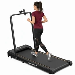 Person walking on a treadmill for a stress test